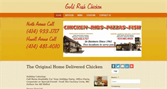 Desktop Screenshot of goldrushchicken.org