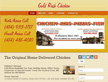 Tablet Screenshot of goldrushchicken.org